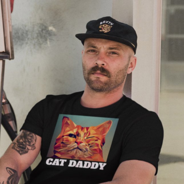 MEN'S GINGER CAT DADDY DAD T-Shirts (Creator Uploaded)