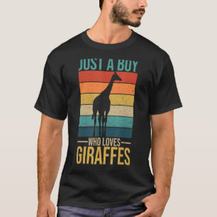 Mens Giraffe For A Giraffe Boy T-Shirt