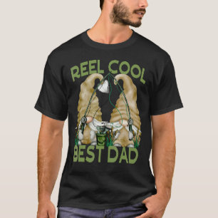 Mens Gnome For Men And Fishing Grandpa Reel Cool T-Shirt