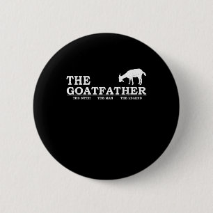 Mens Goat Far Pet Lover Fars Day 6 Cm Round Badge