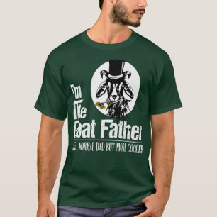 Men's Goat Farmer Goat Father Dad Farm Animal Funn T-Shirt