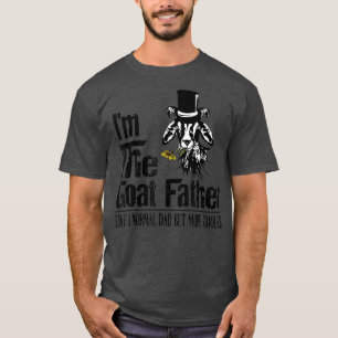 Men's Goat Farmer Goat Father Dad Farm Animal Funn T-Shirt
