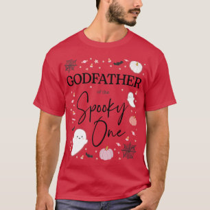Mens Godfather of Spooky One Girl First Birthday P T-Shirt