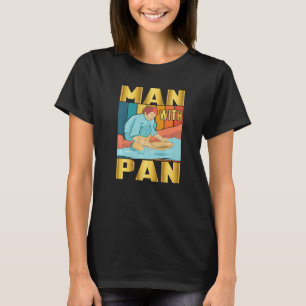 Mens Gold Panning Man with Pan Gold Prospector  1 T-Shirt