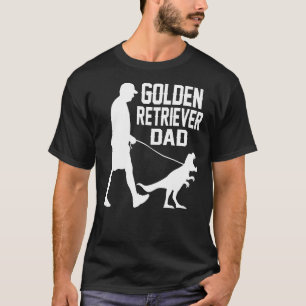 Mens Golden Retriever Dad Trex Mens Golden Retriev T-Shirt