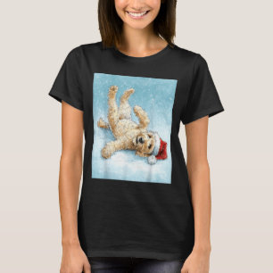 Mens Goldendoodle Dad Christmas T-Shirt