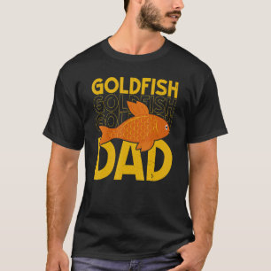 Mens Goldfish Dad Underwater Fish Aquarist Fishke T-Shirt