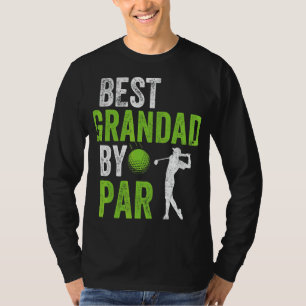 Mens Golf Best Grandad By Par Daddy Golfer Father' T-Shirt