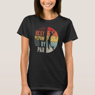 Mens Golf Best Pepaw By Par Grandpa Golfer Father' T-Shirt