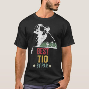 Mens Golf Best Tio By Par Daddy Golfer Father's Da T-Shirt