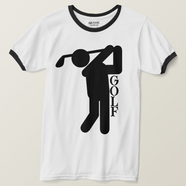 Men's Golfer - Golf Symbol T-Shirt (Design Front)