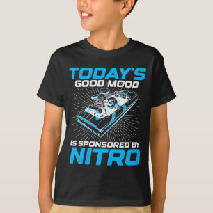 Mens good mood sponsored by nitro for drag boat T-Shirt