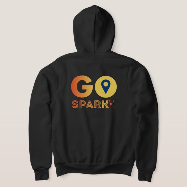 Men's GoSpark Zip Up Hoodie (Laydown Back)