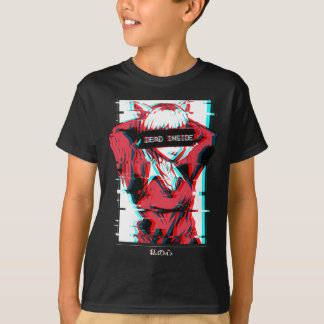 Mens Government Agencyd Inside Anime Girl Japanese T-Shirt