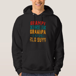 Mens Grampy Because Grandpa Is For Old Guys Father Hoodie