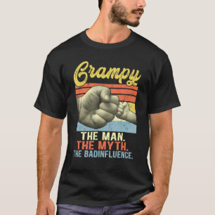 Mens Grampy The Man The Myth The Bad Influence Fat T-Shirt