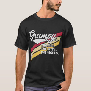 Mens Grampy The Man The Myth The Legend Father's T-Shirt