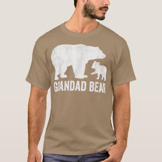 Mens Grandad Bear Fathers Day Shirts, Funny Cub Ki T-Shirt