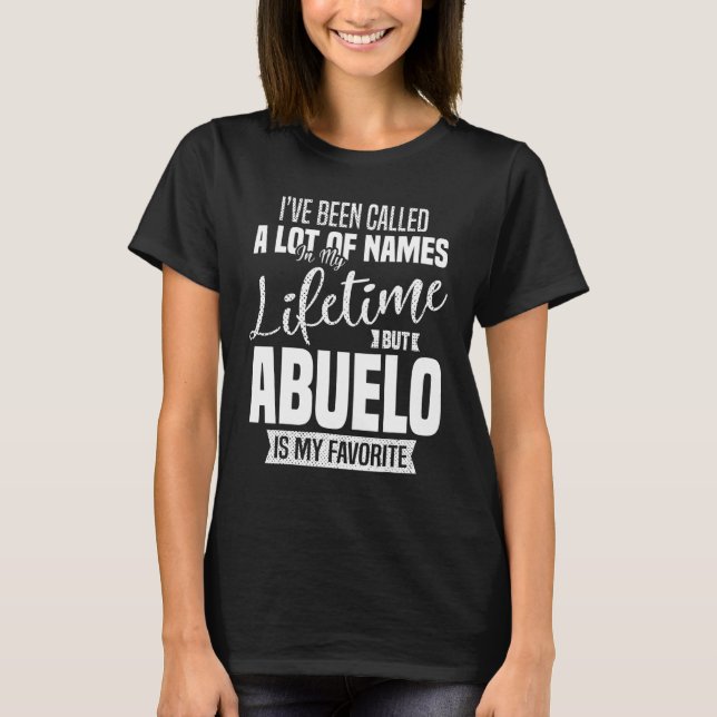 Mens Grandpa Abuelo Quotes Fathers Day T-Shirt (Front)