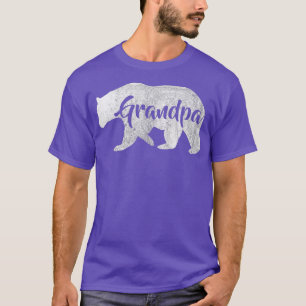 Mens Grandpa Bear  Awesome Camping Gramps  T-Shirt