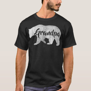 Men's Grandpa Bear Awesome Camping Gramps Tee