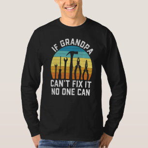 Mens Grandpa Handyman Carpentry Fixer Of All Thin T-Shirt