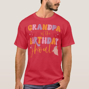 Mens Grandpa of the Birthday Ghoul Ghost Halloween T-Shirt