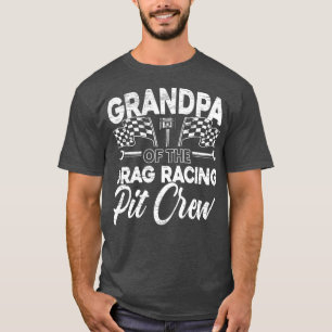 Mens Grandpa Of The Drag Racing Pit Crew Bracket T-Shirt