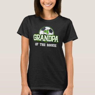 Mens Grandpa Rookie Of Year 1st Birthday Soccer Th T-Shirt