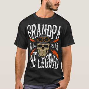 Mens Grandpa The Man The Myth The Legend design T-Shirt