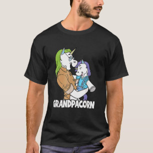Mens Grandpacorn Grandfather Grandpa Unicorn Dad F T-Shirt