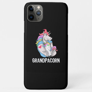 Mens Grandpacorn Unicorn Grandpa And Grandson iPhone 11 Pro Max Case