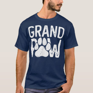 Mens Grandpaw Dog Grandpa Father's Day Family Gra T-Shirt