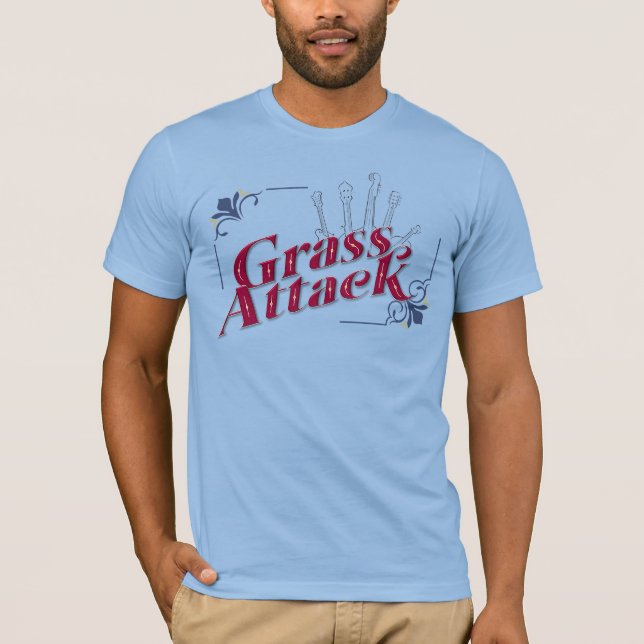 Men's Grass Attack Short Sleeve T T-Shirt (Front)