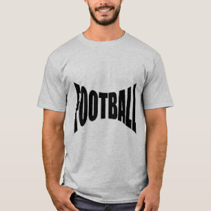 Men's Gray FOOTBALL T-shirt