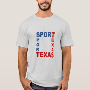 Men's Gray T-shirt SPORT TEXAS