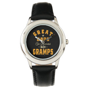 Mens Great Dads Get Promoted To Gramps Gift Watch