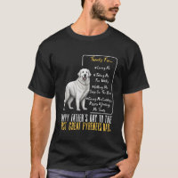 Mens Great Pyrenees Dad Happy Fathers Day Best Gre