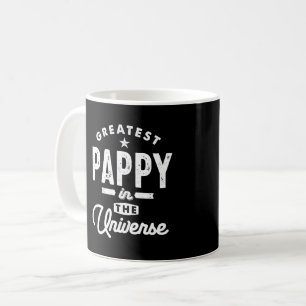 Mens Greatest Pappy in The Universe Grandpa T Shir Coffee Mug