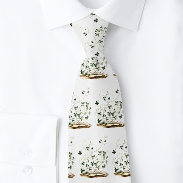 Men's Green Botanical | Neck Tie (Creator Uploaded)
