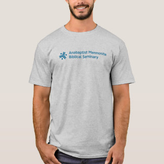 Men's grey t-shirt with large AMBS logo 