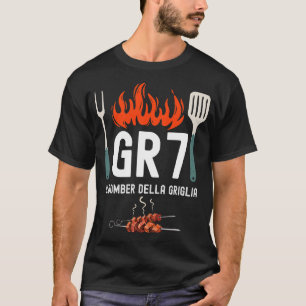 Mens Grilling Funny Man Grill BBQ Grill GR7 T-Shirt