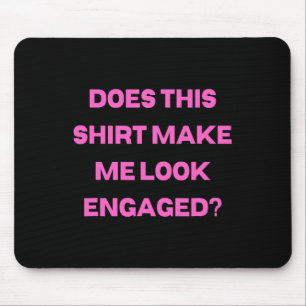 Mens Groom Bachelor Party Wedding Does Shirt Make Mouse Mat