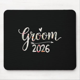 Mens groom est 2026 married wedding groom party mouse mat