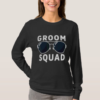 Men's Groom Squad Sunglasses Bachelor Party T-Shirt