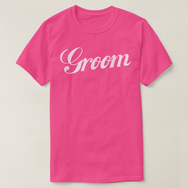 Mens Groom  T-Shirt (Design Front)