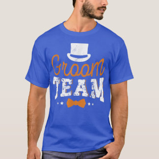 Mens Groom Team Engagement Bachelor Party Groomsma T-Shirt