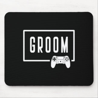 Mens groom - wedding bachelor party video game mouse mat