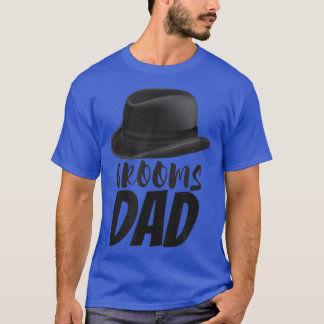 Mens Grooms dad sons marriage sons Wedding hat T-Shirt