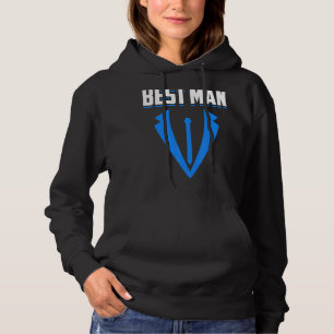 Mens Groomsmen Marriage Best Man Groom  Bachelor P Hoodie